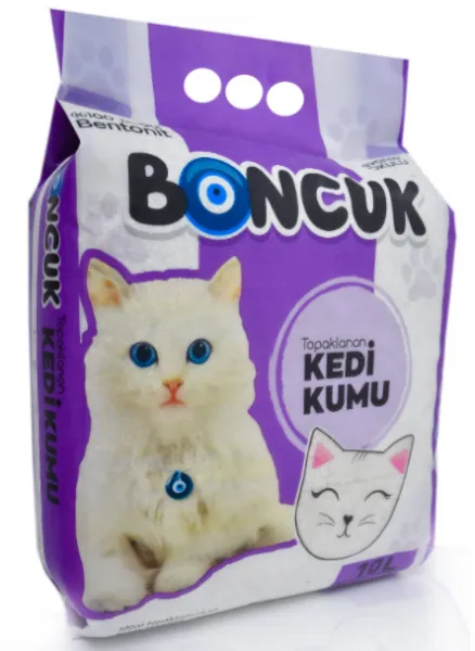 Boncuk Doğal Lavanta Kokulu 10 lt 10 lt Kedi Kumu