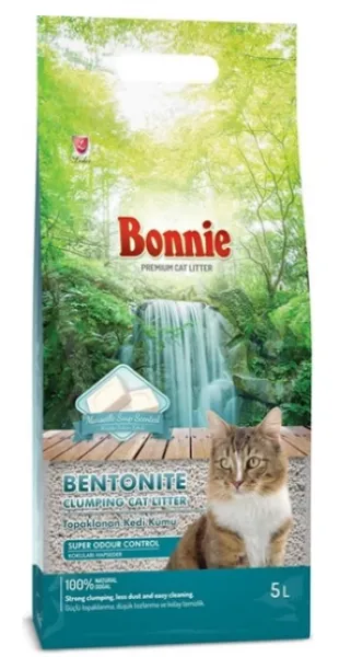 Bonnie Marsilya Sabun Kokulu 5 lt Kedi Kumu