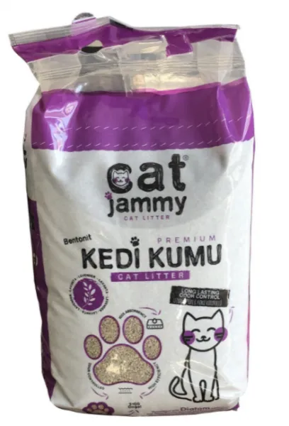 Cat Jammy Bentonit Lavanta Kokulu 5 lt Kedi Kumu