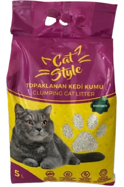 Cat Style Topaklanan Kokusuz 5 lt Kedi Kumu