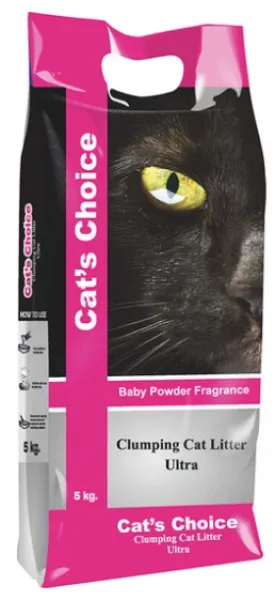 Cat's Choice Litter Baby Powder Bebek Pudrası Kokulu 5 kg Kedi Kumu