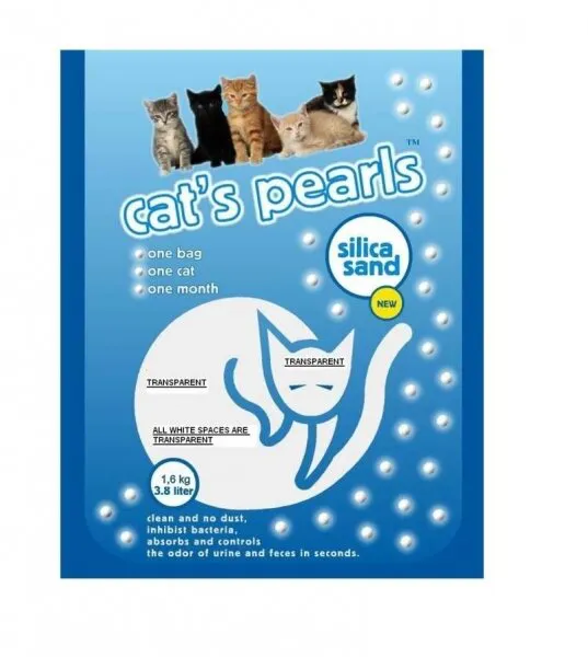 Cat's Pearls Silica Sand 3.8 lt Kedi Kumu