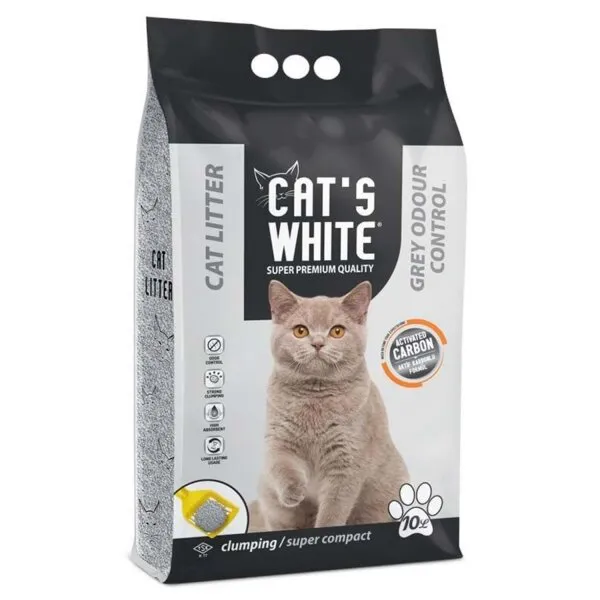 Cat's White Aktif Karbonlu 10 lt Kedi Kumu