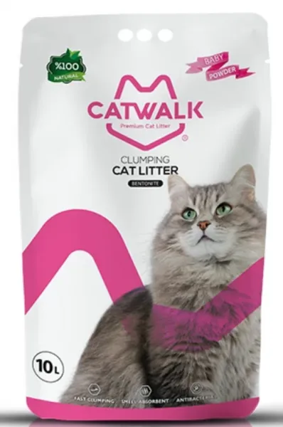 Catwalk Bebek Pudralı 10 lt Kedi Kumu