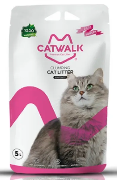 Catwalk Bebek Pudralı 5 lt Kedi Kumu