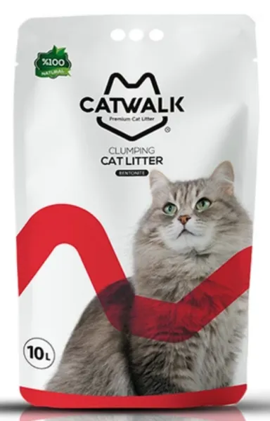 Catwalk Bentonit Topaklanan 10 lt Kedi Kumu