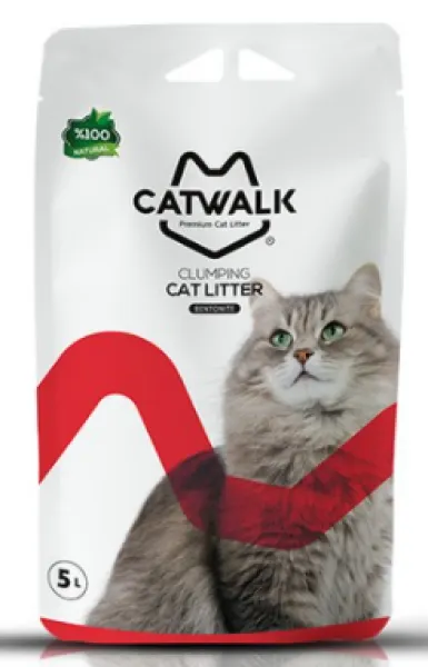 Catwalk Bentonit Topaklanan 5 lt Kedi Kumu