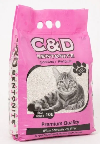 C&D Bentonite Parfümlü 10 lt Kedi Kumu