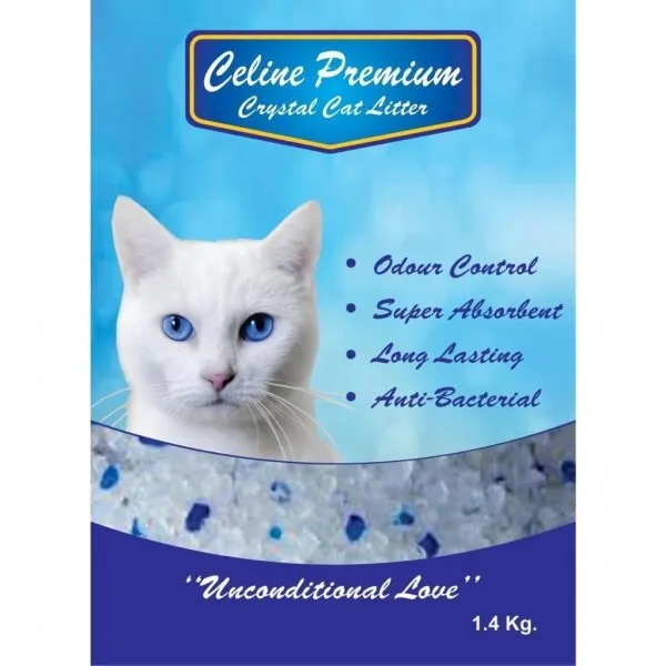 Celine Premium Silika Kristal 1.4 kg Kedi Kumu