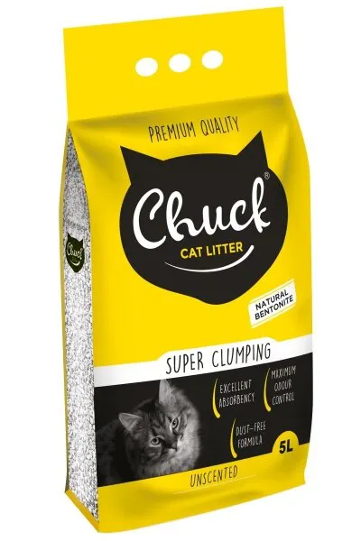 Chuck Bentonit Portakal İnce Taneli 10 lt Kedi Kumu