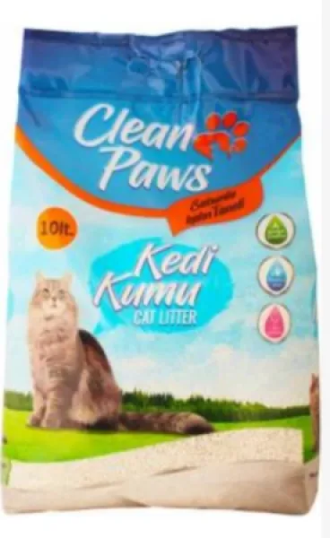 Clean Paws Sabun Kokulu Kalın Taneli 10 lt Kedi Kumu