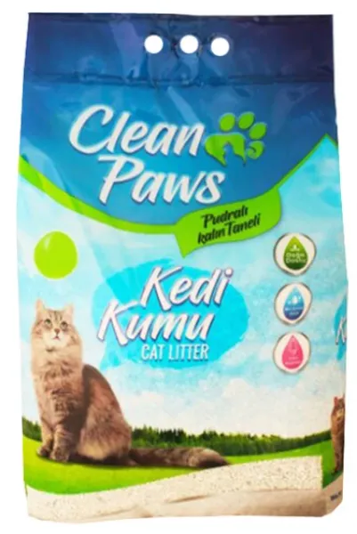 Clean Paws Sabun Kokulu Kalın Taneli 5 lt Kedi Kumu