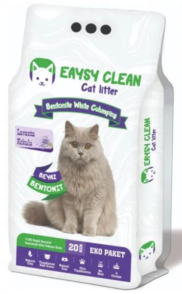 Eaysy Clean Lavanta Kokulu 20 lt Kedi Kumu