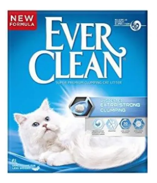 Ever Clean Extra Strong Unscented Kokusuz Topaklaşan 6 lt Kedi Kumu