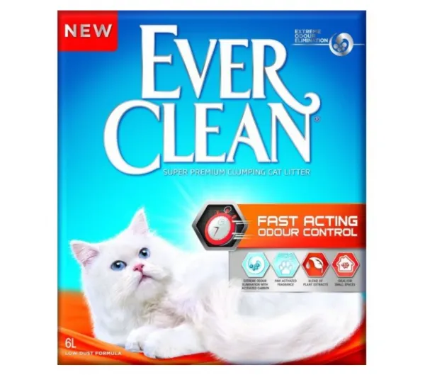 Ever Clean Fast Acting Odour Control 6 lt Kedi Kumu