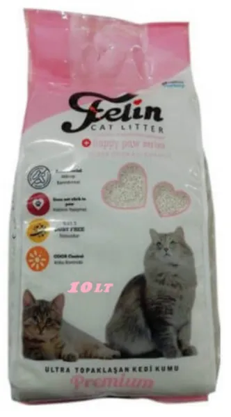 Felin Sabun Kokulu İnce Taneli 10 lt Kedi Kumu