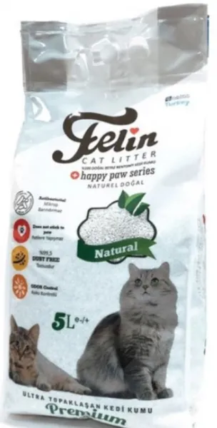 Felin Sabun Kokulu İnce Taneli 5 lt Kedi Kumu