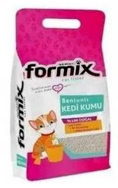 Formix Bentonit Naturel 5 lt Kedi Kumu