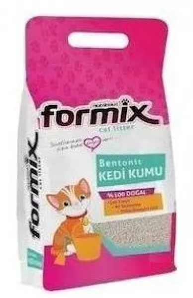 Formix Topaklaşan Marsilya Sabunu Kokulu İnce Bentonit 10 lt Kedi Kumu