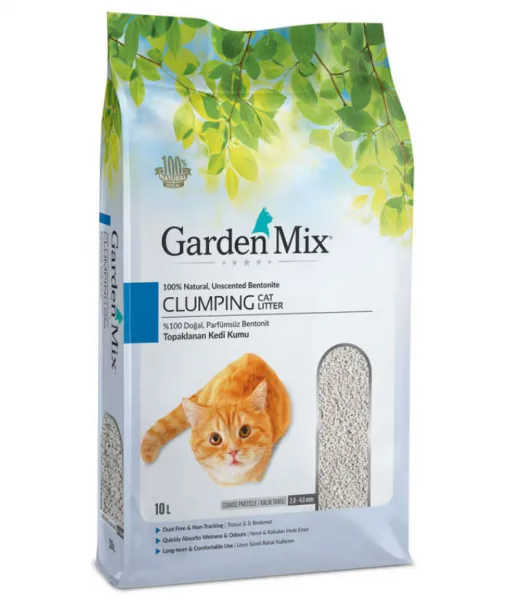 Garden Mix Kalın Taneli Kokusuz 10 lt Kedi Kumu