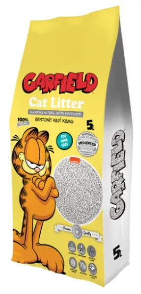 Garfield Naturel Doğal Kokusuz 5 lt 5 lt Kedi Kumu