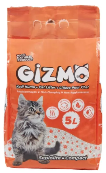 Gizmo Compact İnce Taneli 5 lt Kedi Kumu