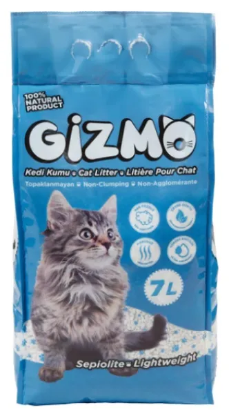 Gizmo Lightweight Kalın Taneli 7 lt Kedi Kumu