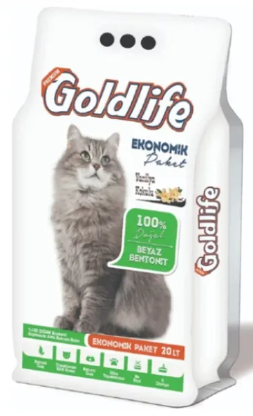 Goldlife Vanilya Kokulu 20 lt Kedi Kumu