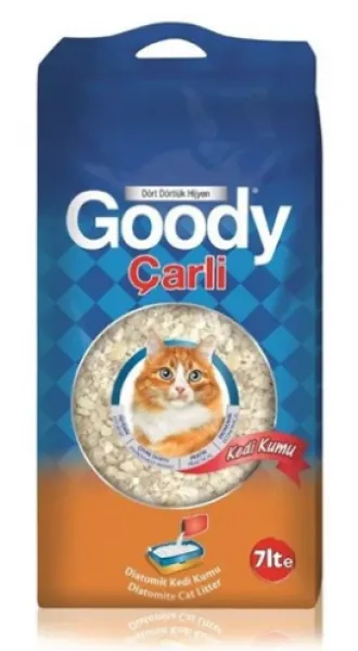 Goody Çarli Diatomit 7 lt Kedi Kumu