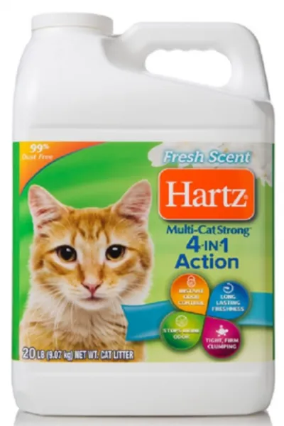 Hartz Fresh Scent Yüksek Emicili Topaklanan 9 kg Kedi Kumu