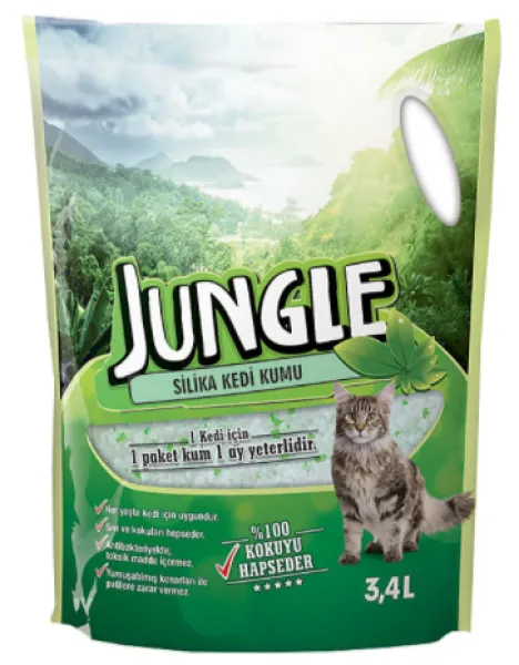 Jungle Kristal Kokusuz 3.4 lt Kedi Kumu