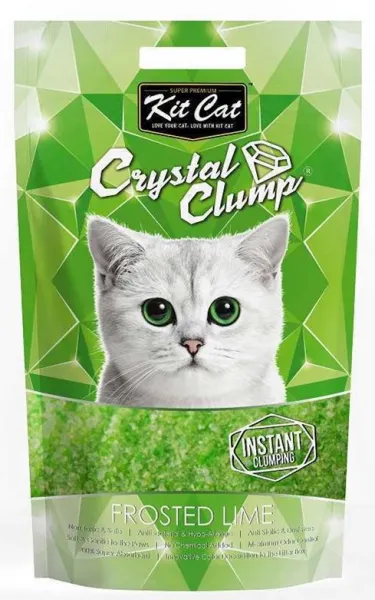 Kit Cat Frosted Lime Topaklanan Silika 4 lt Kedi Kumu