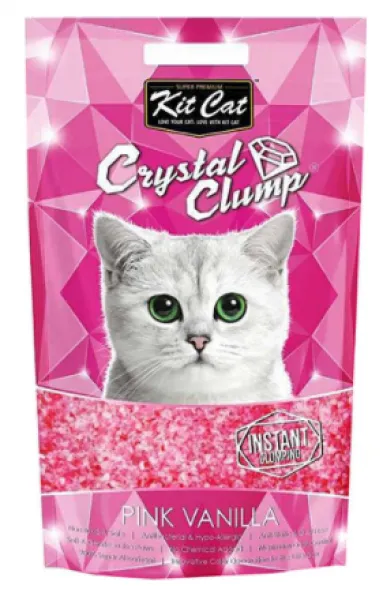 Kit Cat Silika Pink Vanilla Topaklanan Vanilya Kokulu 4 lt Kedi Kumu