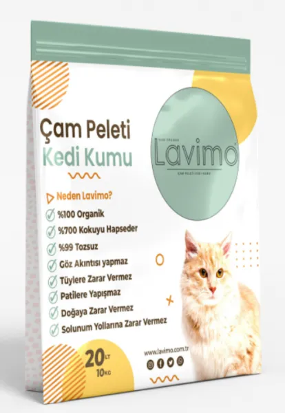 Lavimo Organik Çam Pelet 20 lt 20 lt Kedi Kumu