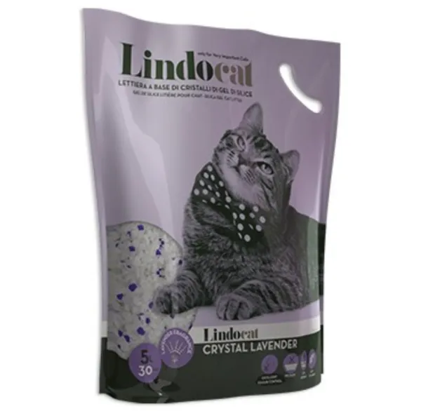 Lindo Cat Crystal Lavender 5 lt Kedi Kumu