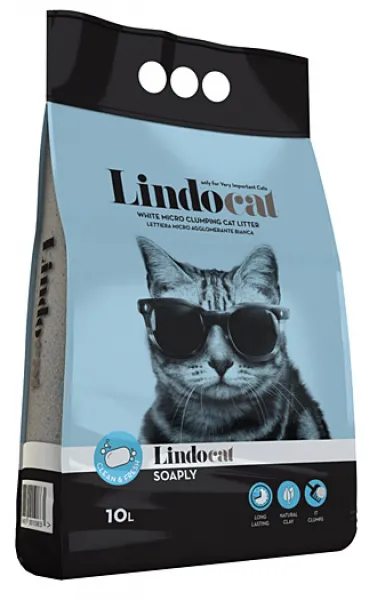 Lindo Cat Soaply Kalın Taneli 10 lt Kedi Kumu