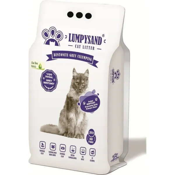 Lumpysand Aloe Veralı İnce Taneli 20 lt Kedi Kumu