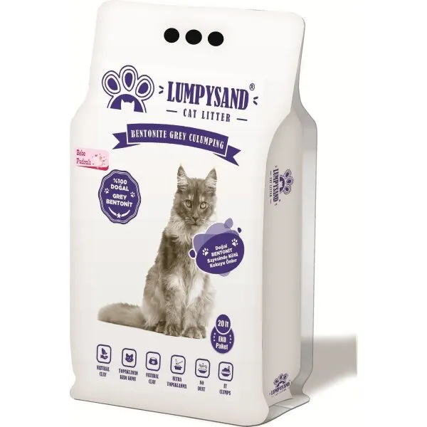 Lumpysand Bebe Pudralı İnce Taneli 20 lt Kedi Kumu