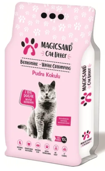 Magicsand Bebek Pudralı İnce Taneli 10 lt Kedi Kumu