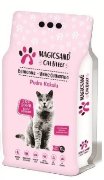 Magicsand Bebek Pudralı Kalın Taneli 10 lt Kedi Kumu