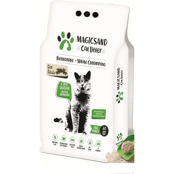 Magicsand Çam Kokulu İnce Taneli 20 lt Kedi Kumu