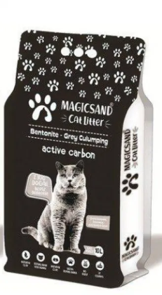 Magicsand Cat Litter Aktif Karbonlu 10 lt Kedi Kumu