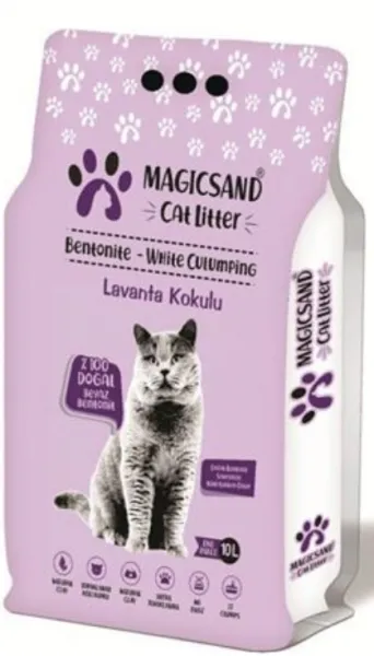 Magicsand Cat Litter Lavanta Kokulu 10 lt Kedi Kumu