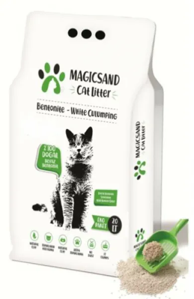 Magicsand Kokusuz İnce Taneli 20 lt Kedi Kumu