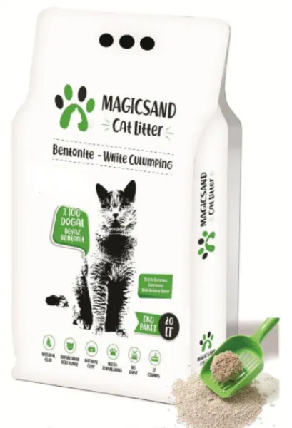 Magicsand Kokusuz Kalın Taneli 20 lt Kedi Kumu