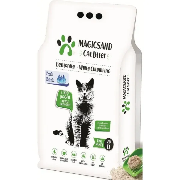 Magicsand Litter Fresh Kokulu İnce Taneli 20 lt Kedi Kumu