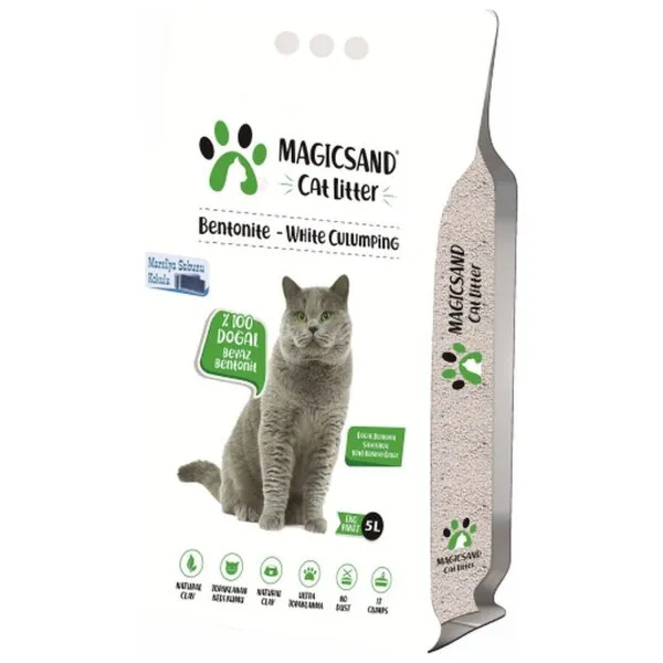 Magicsand Litter Marsilya Sabunlu 5 lt Kedi Kumu