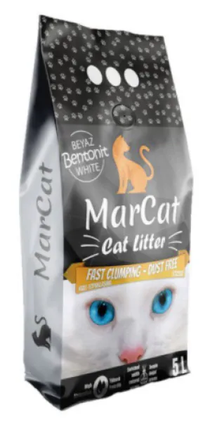 MarCat Bentonit Kokusuz 5 lt Kedi Kumu