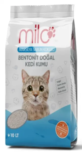 Milo Marsilya Sabunlu Topaklaşan İnce 10 lt Kedi Kumu