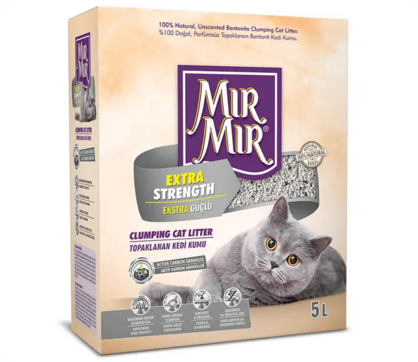 Mırmır Extra Strength 5 lt Kedi Kumu